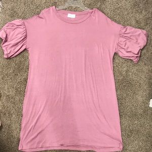 Pink EMELIA knee length dress